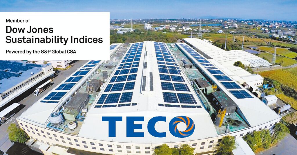 東元電機(jī)已連續(xù)三年入選DJSI道瓊永續(xù)指數(shù)新興市場類別，更三度列入國際永續(xù)評比機(jī)構(gòu)標(biāo)準(zhǔn)普爾（S&P Global）永續(xù)年鑑。圖／東元電機(jī)提供